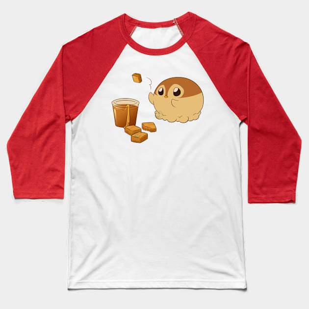 Penguinscoops - caramel Baseball T-Shirt by JuditangeloZK